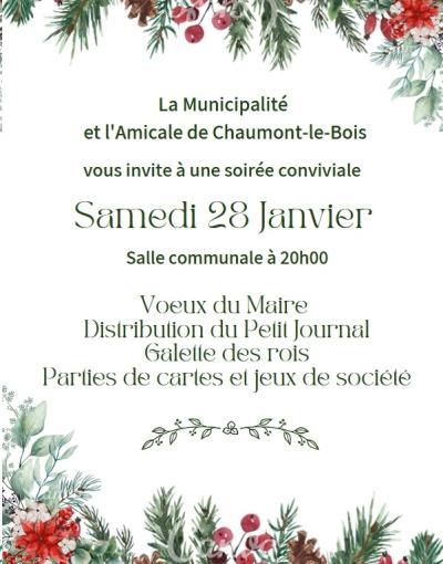 Invitation soirée conviviale