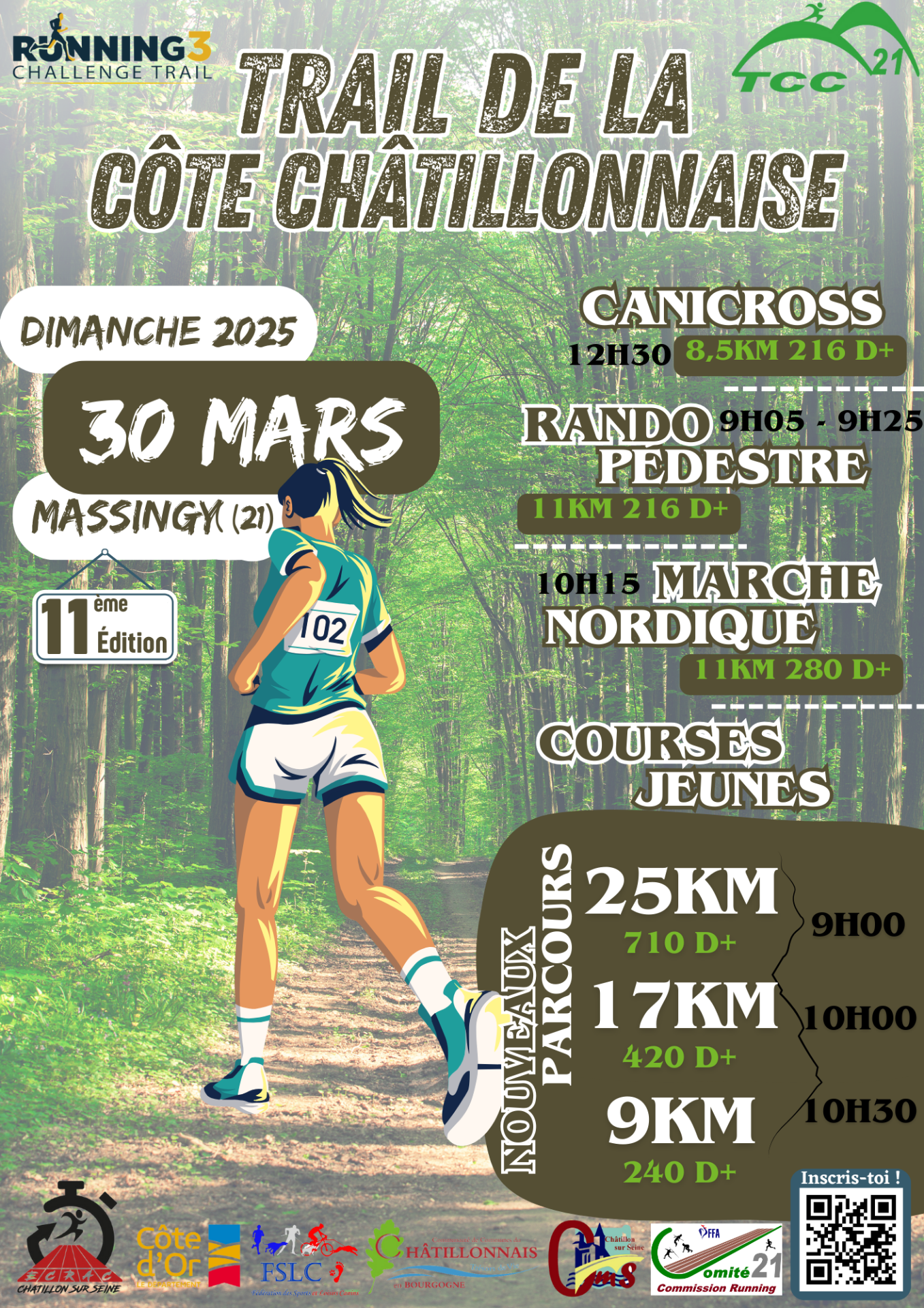 Affiche trail 2025