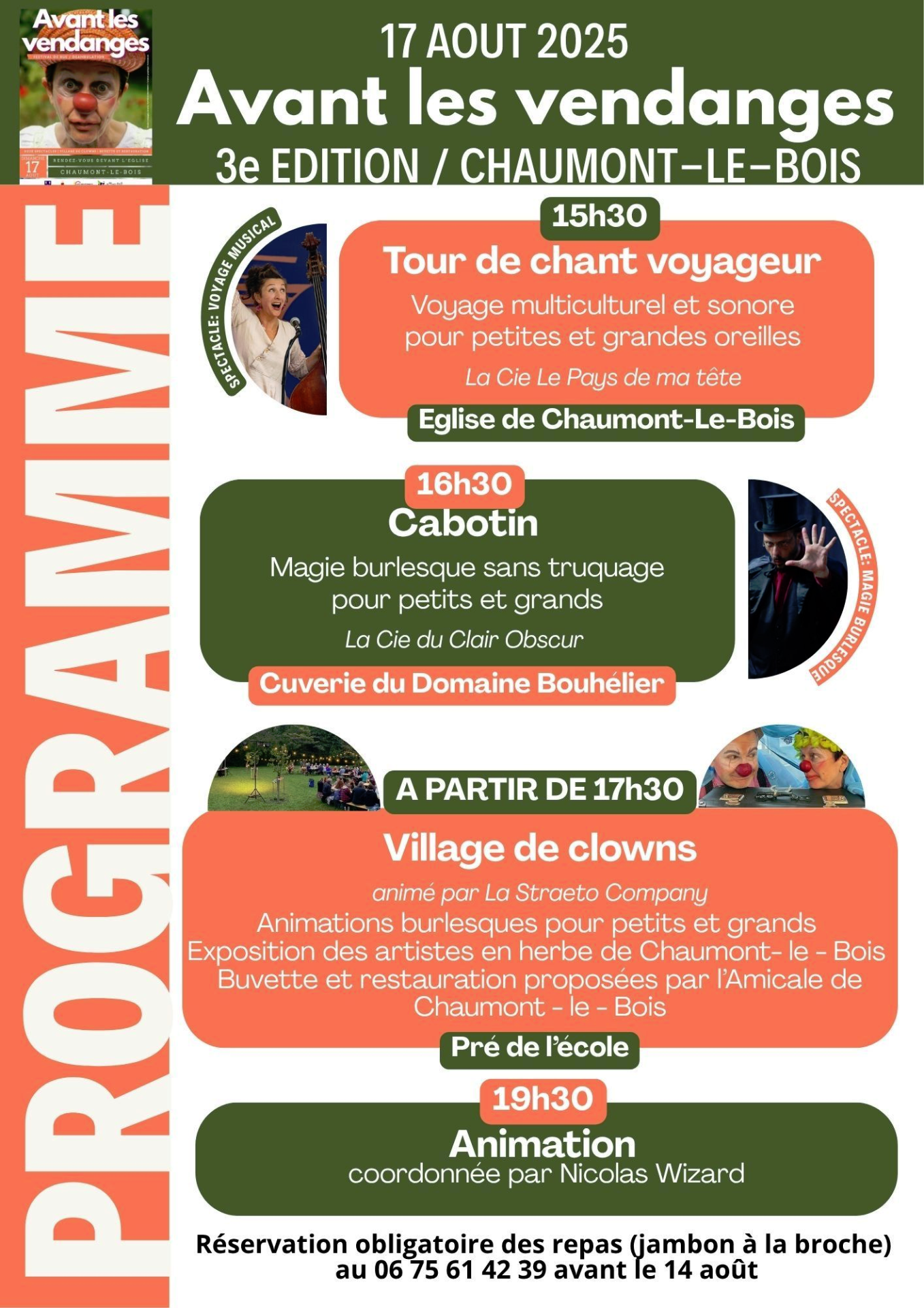 Programme du festival 2025