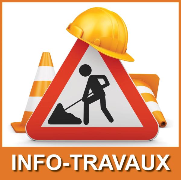 Panneau travaux